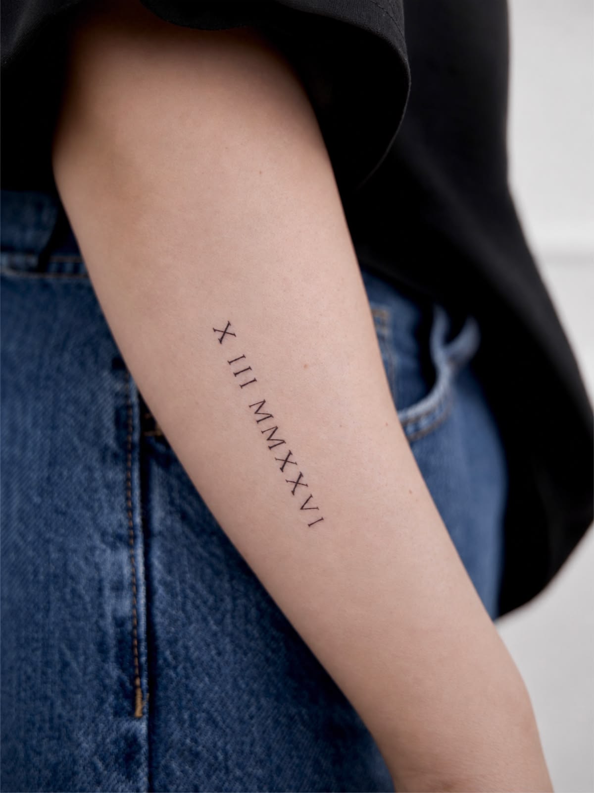 Minimalist Roman Numeral & Quote